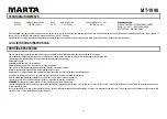 Preview for 18 page of Marta MT-1998 User Manual