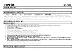 Preview for 9 page of Marta MT-1999 User Manual