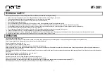 Preview for 7 page of Marta MT-2001 User Manual