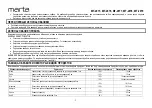 Preview for 3 page of Marta MT-2015 User Manual