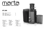 Preview for 1 page of Marta MT-2049 User Manual