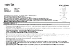 Preview for 2 page of Marta MT-2074 User Manual