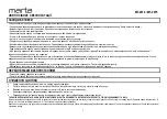 Preview for 7 page of Marta MT-2074 User Manual