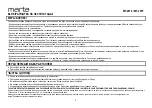 Preview for 9 page of Marta MT-2074 User Manual