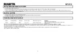 Preview for 8 page of Marta MT-2115 User Manual