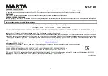 Preview for 3 page of Marta MT-2360 User Manual