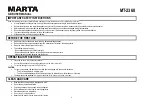 Preview for 4 page of Marta MT-2360 User Manual