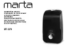 Preview for 1 page of Marta MT-2379 User Manual