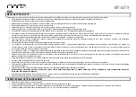 Preview for 3 page of Marta MT-2379 User Manual