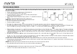 Preview for 4 page of Marta MT-2380 User Manual