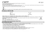 Предварительный просмотр 8 страницы Marta MT-2381 User Manual