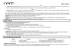 Предварительный просмотр 5 страницы Marta MT-2383 User Manual