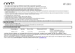 Preview for 10 page of Marta MT-2383 User Manual