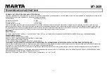 Preview for 6 page of Marta MT-2659 User Manual