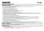 Preview for 18 page of Marta MT-2669 User Manual