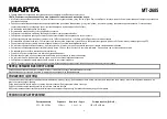 Preview for 9 page of Marta MT-2685 User Manual