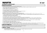 Preview for 16 page of Marta MT-2687 User Manual