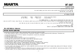 Preview for 27 page of Marta MT-2687 User Manual