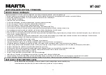 Preview for 29 page of Marta MT-2687 User Manual