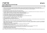 Preview for 2 page of Marta MT-4210 User Manual