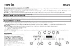 Preview for 3 page of Marta MT-4210 User Manual