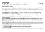 Preview for 4 page of Marta MT-4210 User Manual