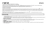 Preview for 5 page of Marta MT-4213 User Manual