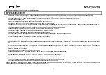 Preview for 2 page of Marta MT-4216 User Manual