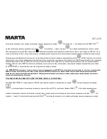 Preview for 16 page of Marta MT-4313 User Manual