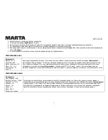 Preview for 23 page of Marta MT-4313 User Manual