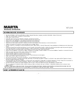 Preview for 55 page of Marta MT-4313 User Manual