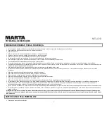 Preview for 57 page of Marta MT-4313 User Manual