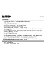 Preview for 59 page of Marta MT-4313 User Manual