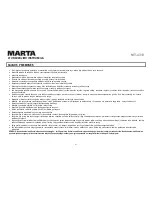 Preview for 61 page of Marta MT-4313 User Manual