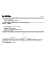 Preview for 66 page of Marta MT-4313 User Manual