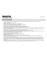 Preview for 69 page of Marta MT-4313 User Manual