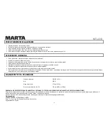 Preview for 70 page of Marta MT-4313 User Manual