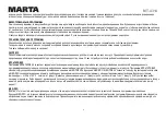 Preview for 9 page of Marta MT-4314 User Manual