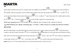 Preview for 39 page of Marta MT-4314 User Manual