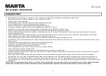 Preview for 43 page of Marta MT-4314 User Manual