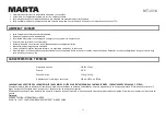 Preview for 55 page of Marta MT-4314 User Manual