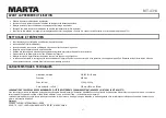 Preview for 57 page of Marta MT-4314 User Manual