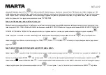 Preview for 15 page of Marta MT-4317 User Manual