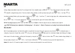 Preview for 39 page of Marta MT-4317 User Manual