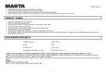 Preview for 55 page of Marta MT-4317 User Manual