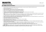 Preview for 56 page of Marta MT-4317 User Manual