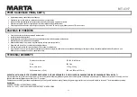 Preview for 63 page of Marta MT-4317 User Manual