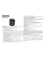 Marta MT-4322 User Manual preview