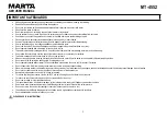 Предварительный просмотр 5 страницы Marta MT-4552 User Manual