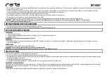 Preview for 3 page of Marta MT-4567 User Manual